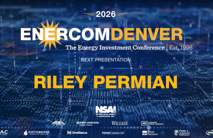 Exclusive: Riley Permian at EnerCom Denver Energy Investment Conference 2026