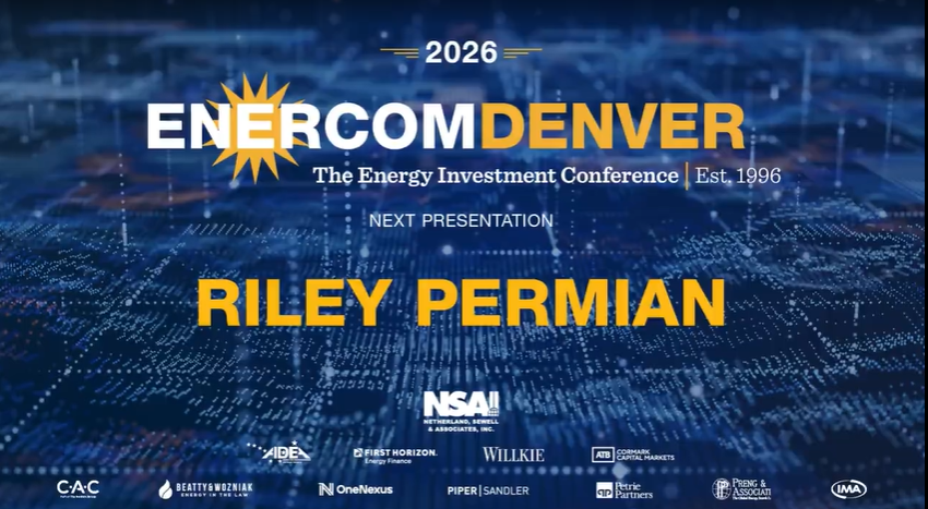 Exclusive: Riley Permian at EnerCom Denver Energy Investment Conference 2026