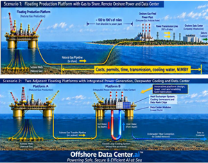 Gulf Gas Platforms Eyed for Offshore AI Data Center Powered by Idle Energy
